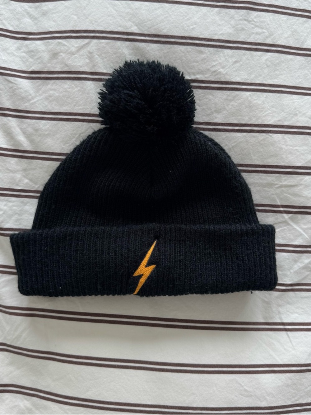Aviator Nation Bolt Pom-Pom Beanie